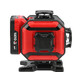 YATO joonlaser 4D HD, max 25 m, ± 1,5 mm / 10 m, roheline kiir