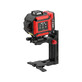 YATO joonlaser 4D HD, max 25 m, ± 1,5 mm / 10 m, roheline kiir
