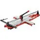 Pildil on punane Yato PROFESSIONAL TILE CUTTER 1300 MM, mida kasutatakse plaatide lõikamiseks.