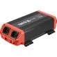 Pildil on Yato kaubamärgi POWER INVERTER, millel on kaks pistikupesa ja sisse/välja lüliti.