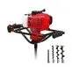 YATO soil drill 51.2 cm³ 1.4 kW + 100, 150, 200 mm drill