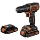 BLACK+DECKER cordless drill BDCDC18B 2 x 1.5 Ah