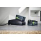 Pildil on näha Festool energia-komplekt 18 V, mis sisaldab kahte 5,0 Ah akut ja TCL 6 laadijat.