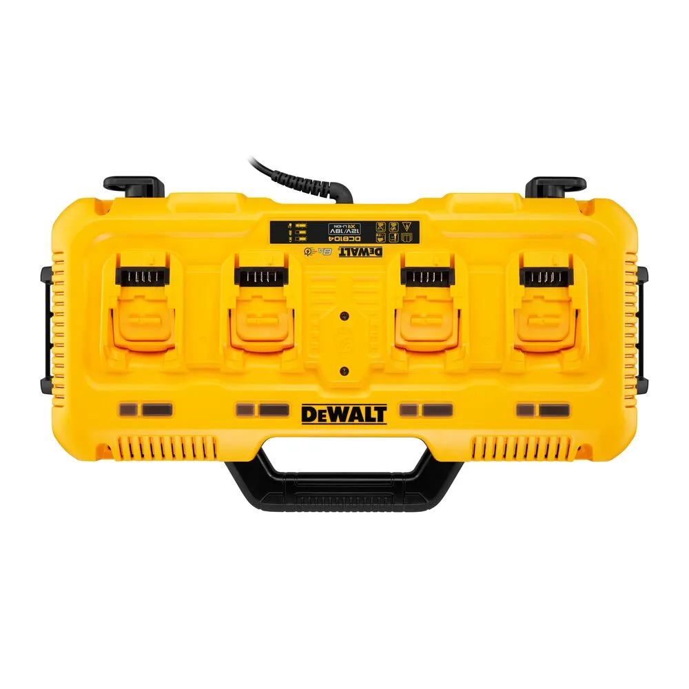 Akumulatora lādētājs DeWalt DCB104 - 4-VIETĪGS 12/14,4/18/54V