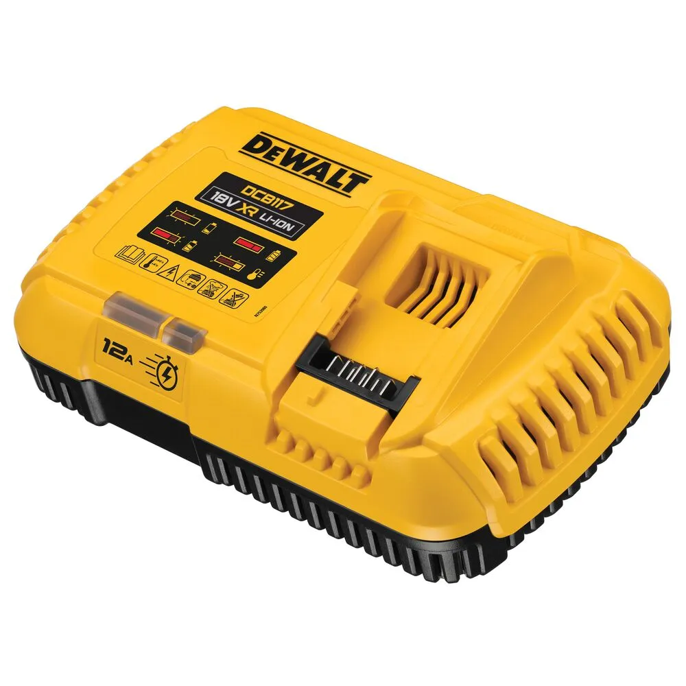 DeWalt quick charger DCB117, for XR and FlexVolt batteries