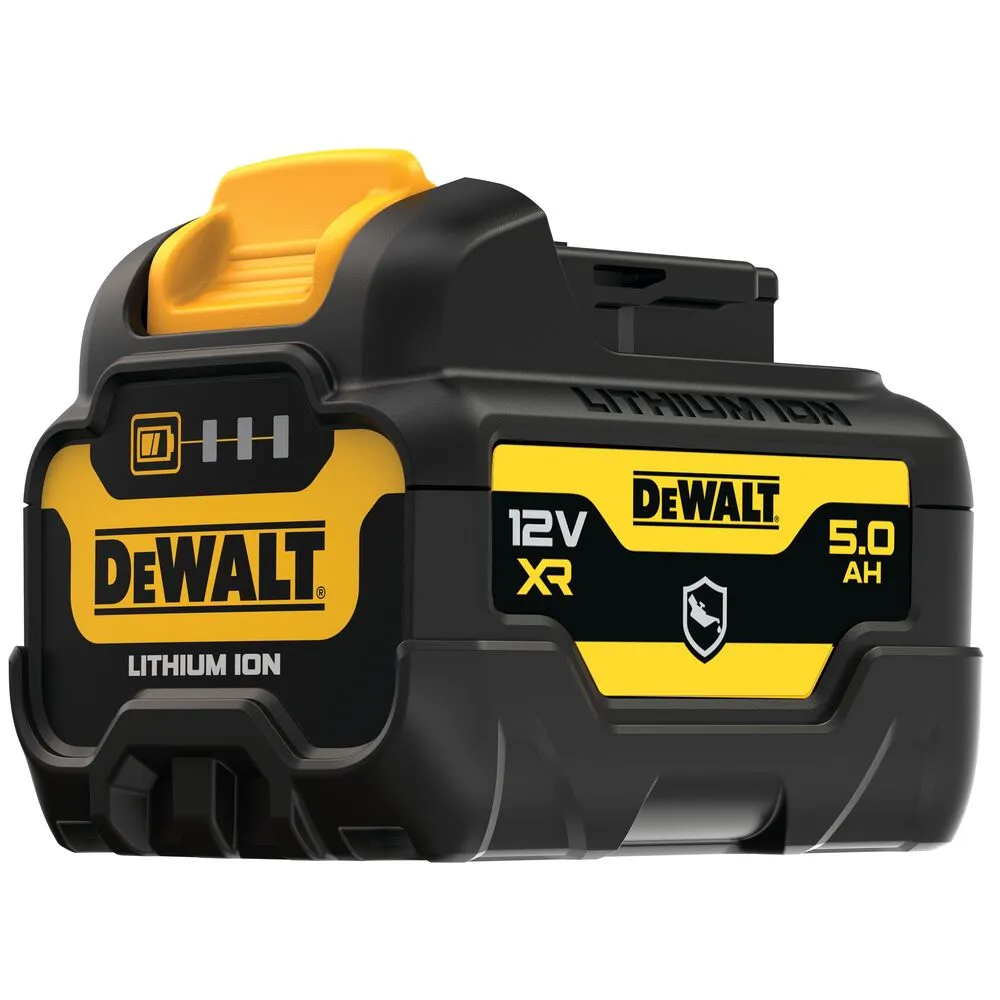 DeWalt battery 12V 5Ah, oil-resistant