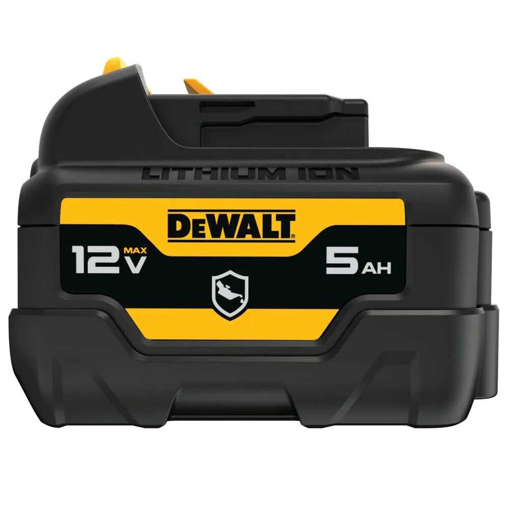 DeWalt battery 12V 5Ah, oil-resistant