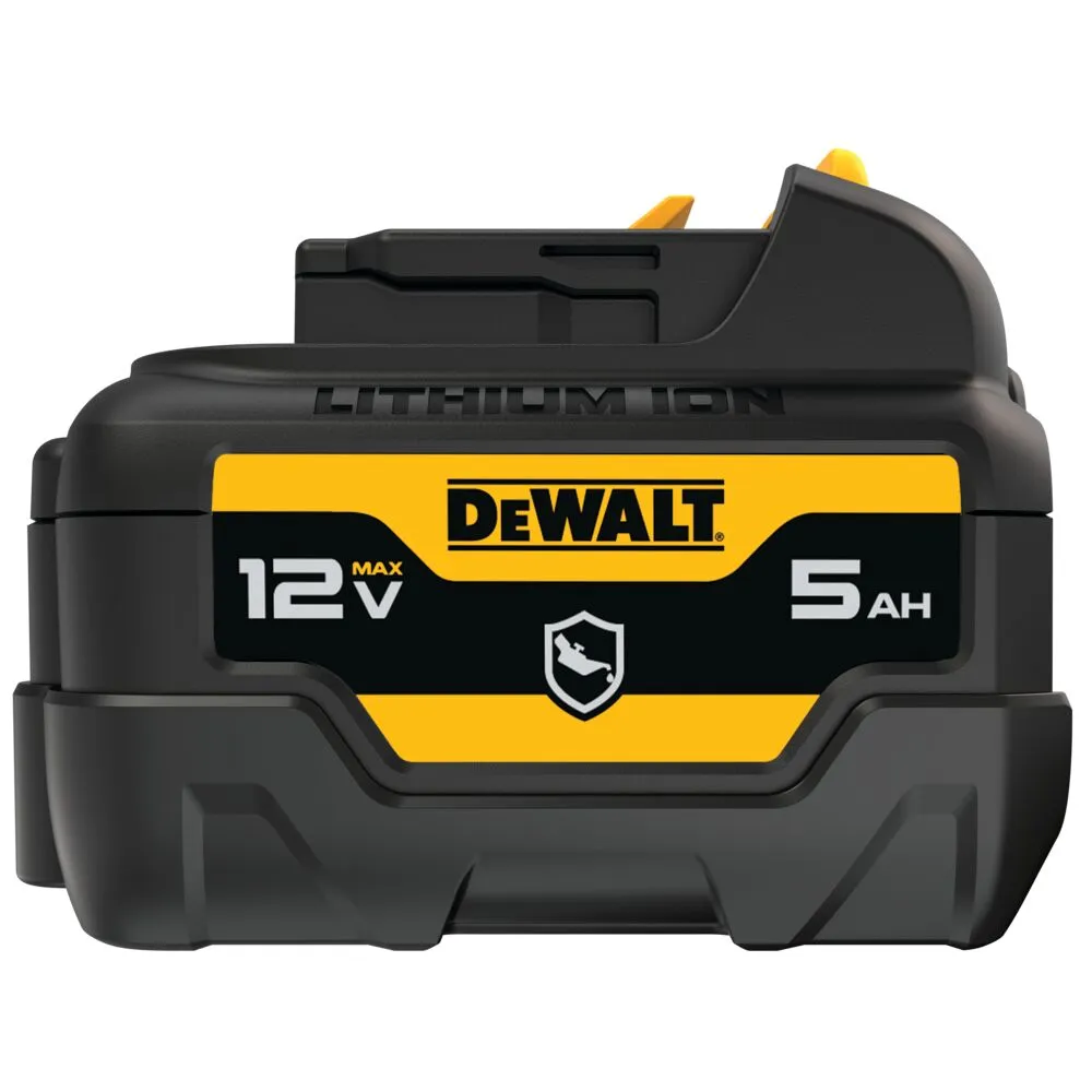 DeWalt battery 12V 5Ah, oil-resistant