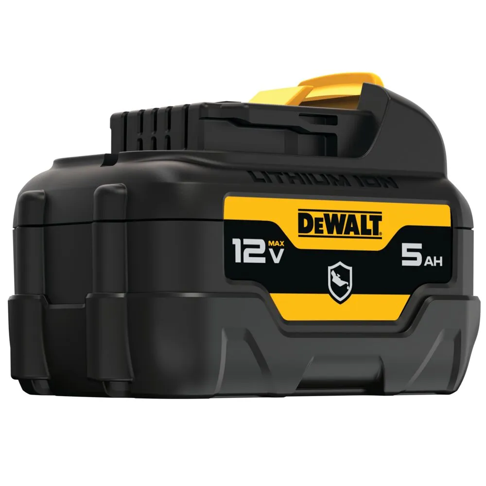 DeWalt battery 12V 5Ah, oil-resistant