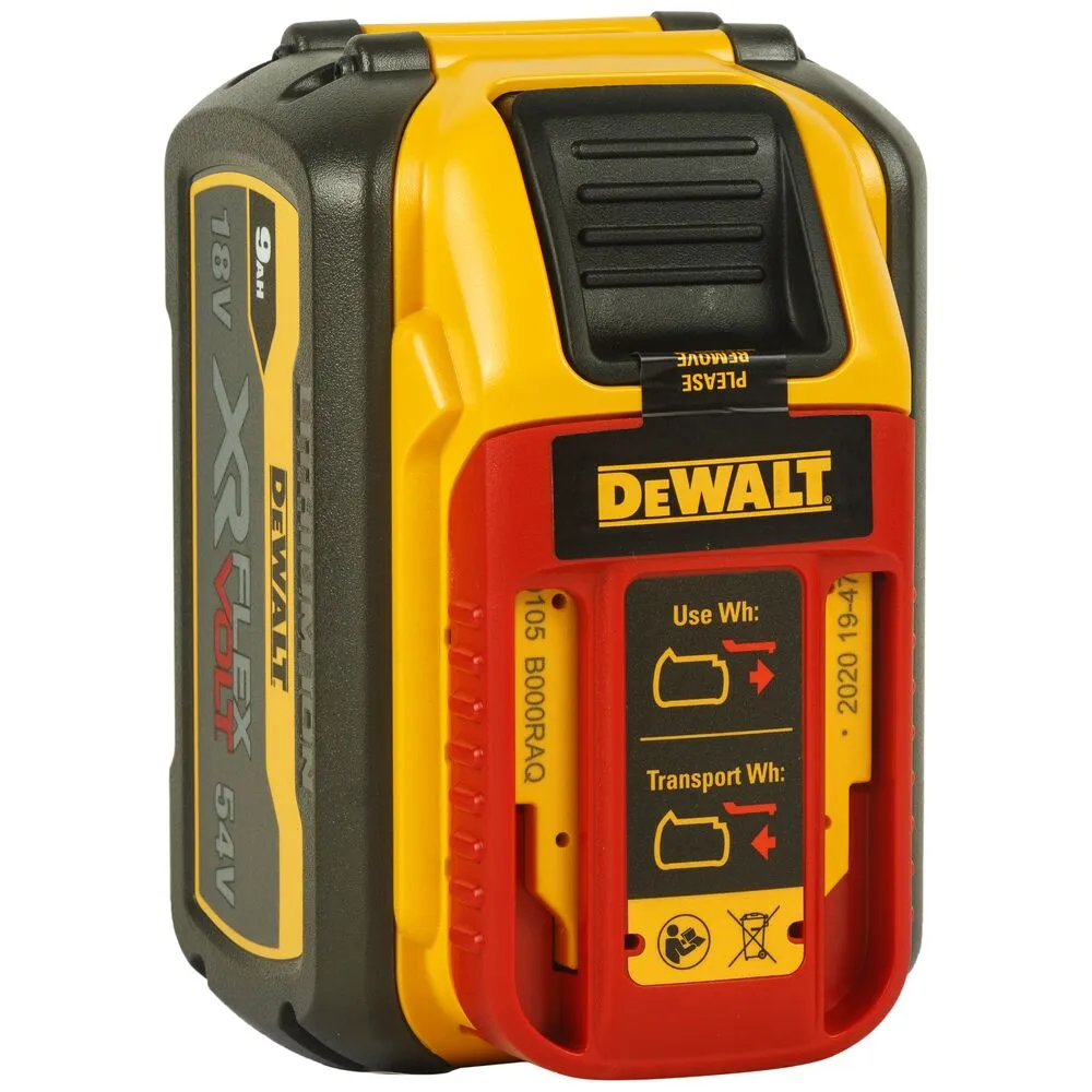 Аккумулятор DeWalt XR Flexvolt 18/54 В 9,0 Ач