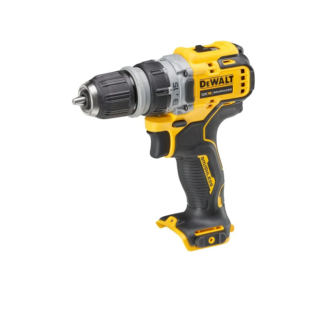 Pildil on näha DeWalt 12V XR Brushless akutrell.