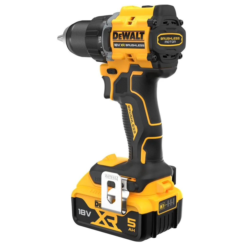 Pildil on näha DeWalt DCD794P2T akutrell koos akuga.