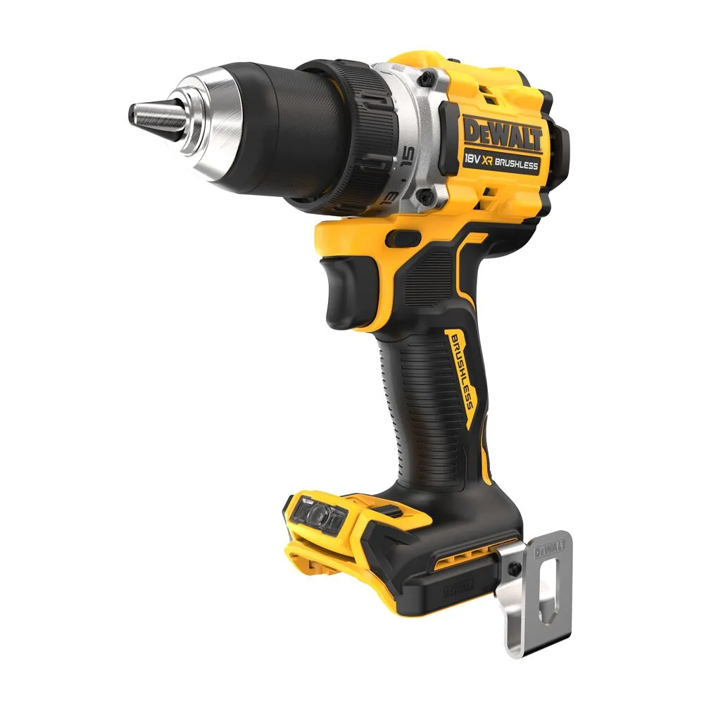 Pildil on näha kollane ja must Dewalt akutrell DCD800NT.