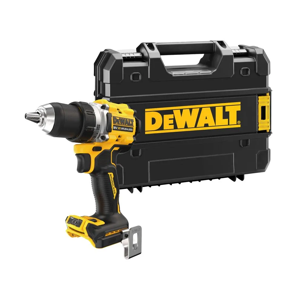 Pildil on DeWalt DCD800NT akutrell koos hoiukohvriga.
