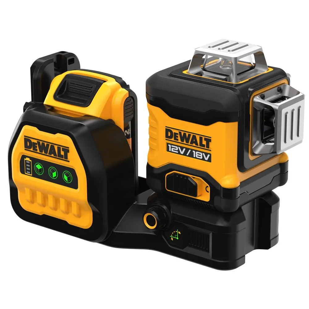 Pildil on näha DeWalt 12V/18V ristlaser DCE089D1G18.