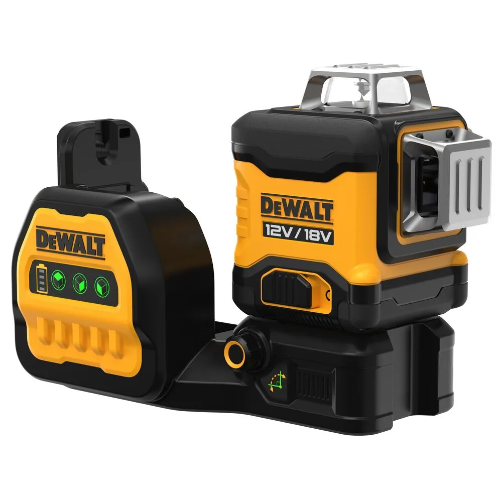 Pildil on näha DeWalt ristlaser DCE089NG18, millel on aku ja laadija komplektist eraldi.