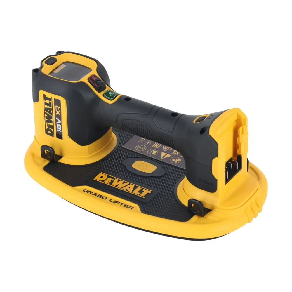 DeWalt akumuliatorinis siurbimo puodelis GRABO DCE590N, be akumuliatoriaus ir įkroviklio