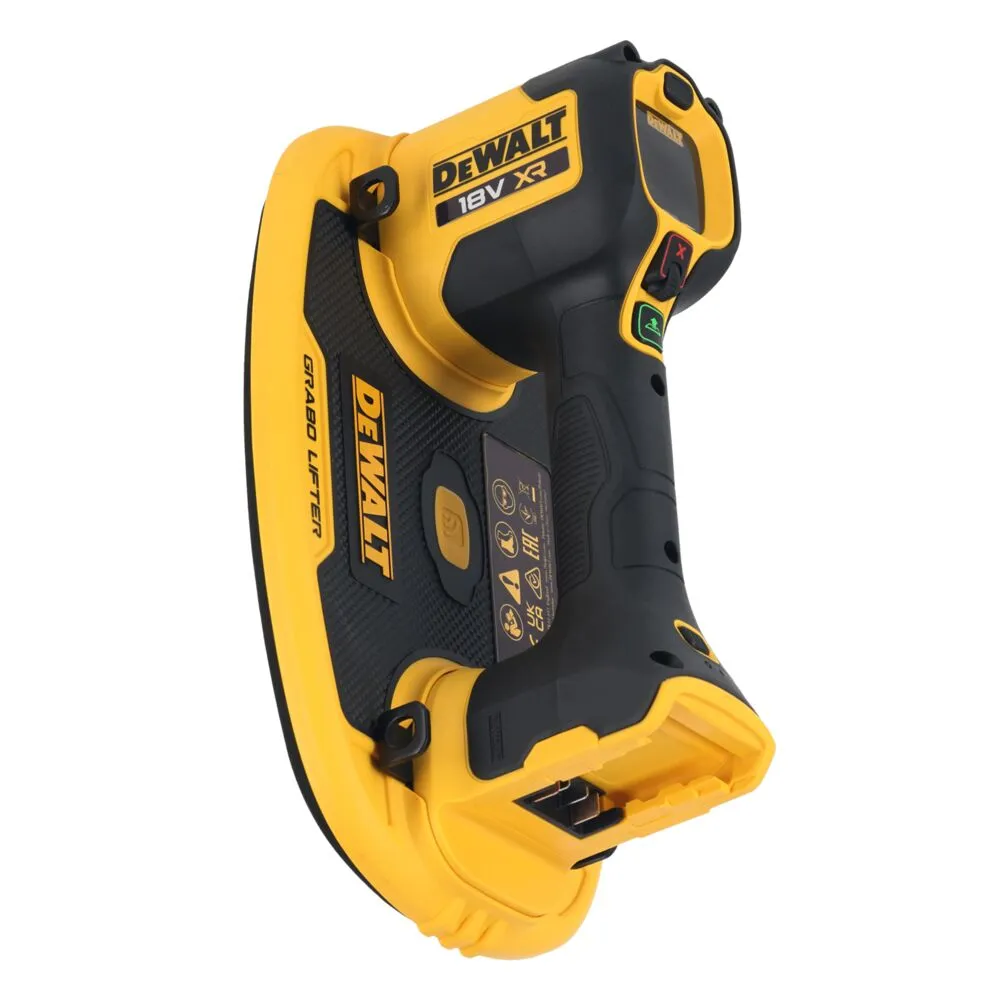DeWalt akumuliatorinis siurbimo puodelis GRABO DCE590N, be akumuliatoriaus ir įkroviklio