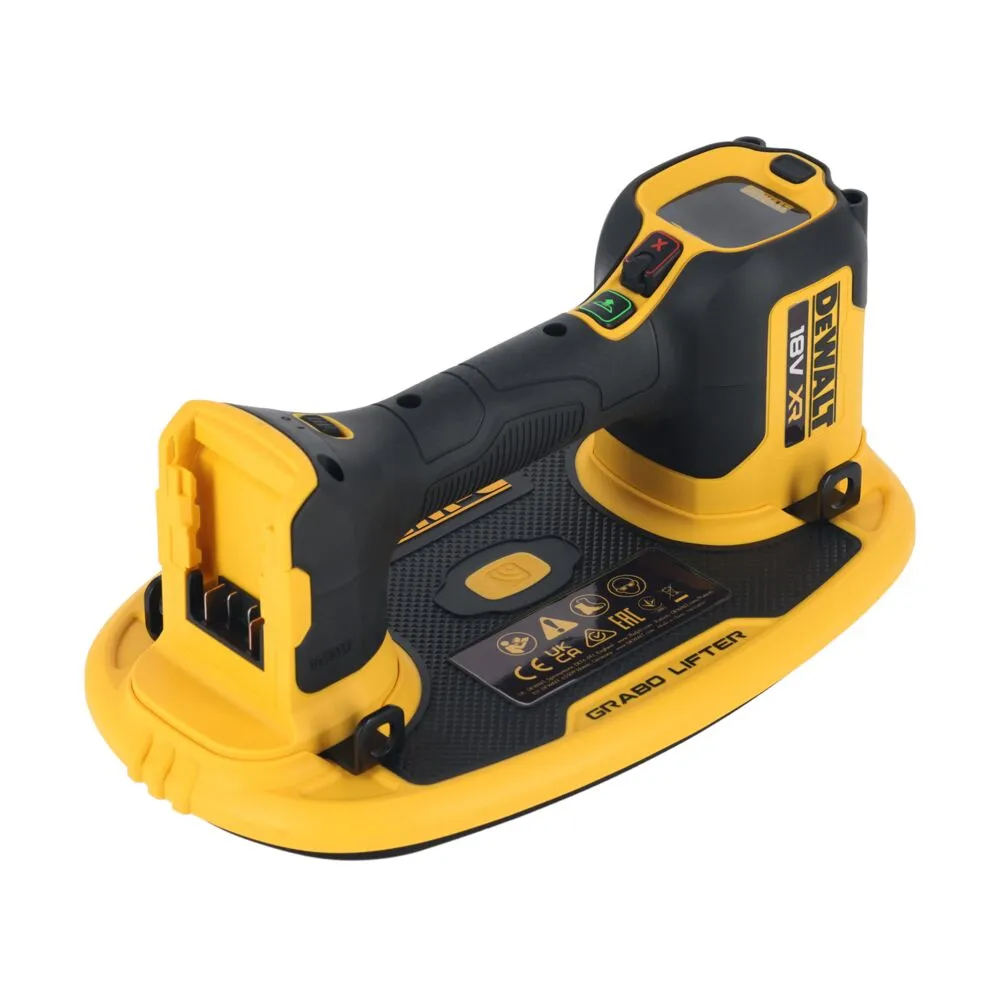 DeWalt akumuliatorinis siurbimo puodelis GRABO DCE590N, be akumuliatoriaus ir įkroviklio