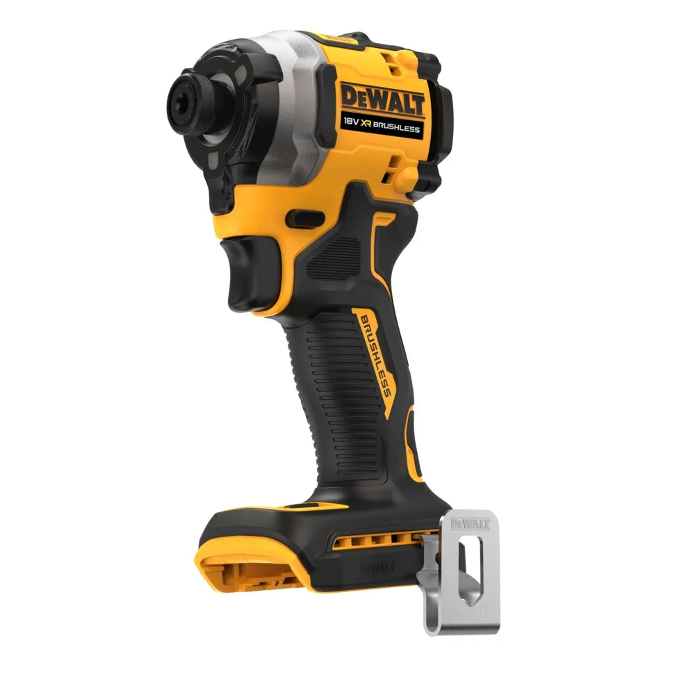 Pildil on DeWalt akulöökkruvikeeraja DCF850N, ilma aku ja laadijata, kollases ja mustas värvitoonis, koos metallist...