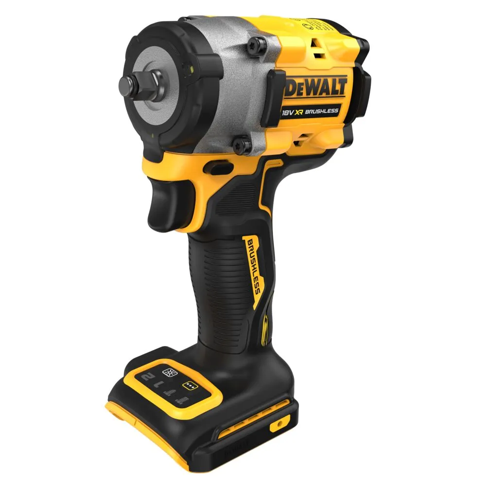 Pildil on näha kollane ja musta värvi DeWalt akulöökmutrikeeraja mudel DCF923N.