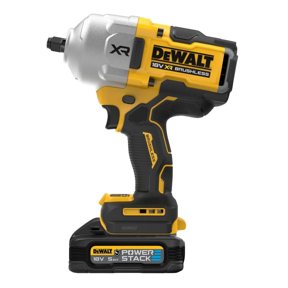 Pildil on DeWalt akulöökmutrikeeraja DCF961H2G koos 18V 5Ah Power Stack akuga.
