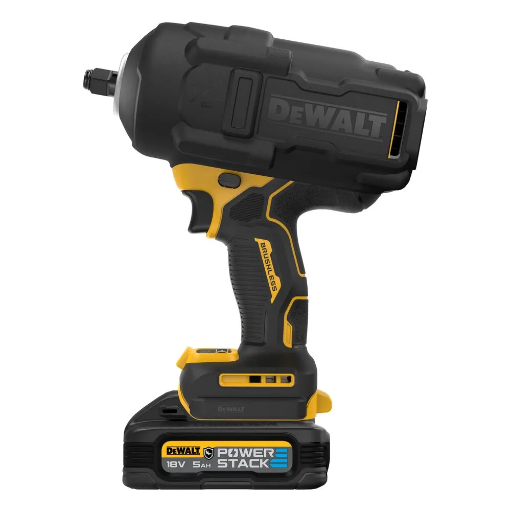 Pildil on kujutatud DeWalt akulöökmutrikeeraja DCF961H2G koos POWERSTACK akuga.