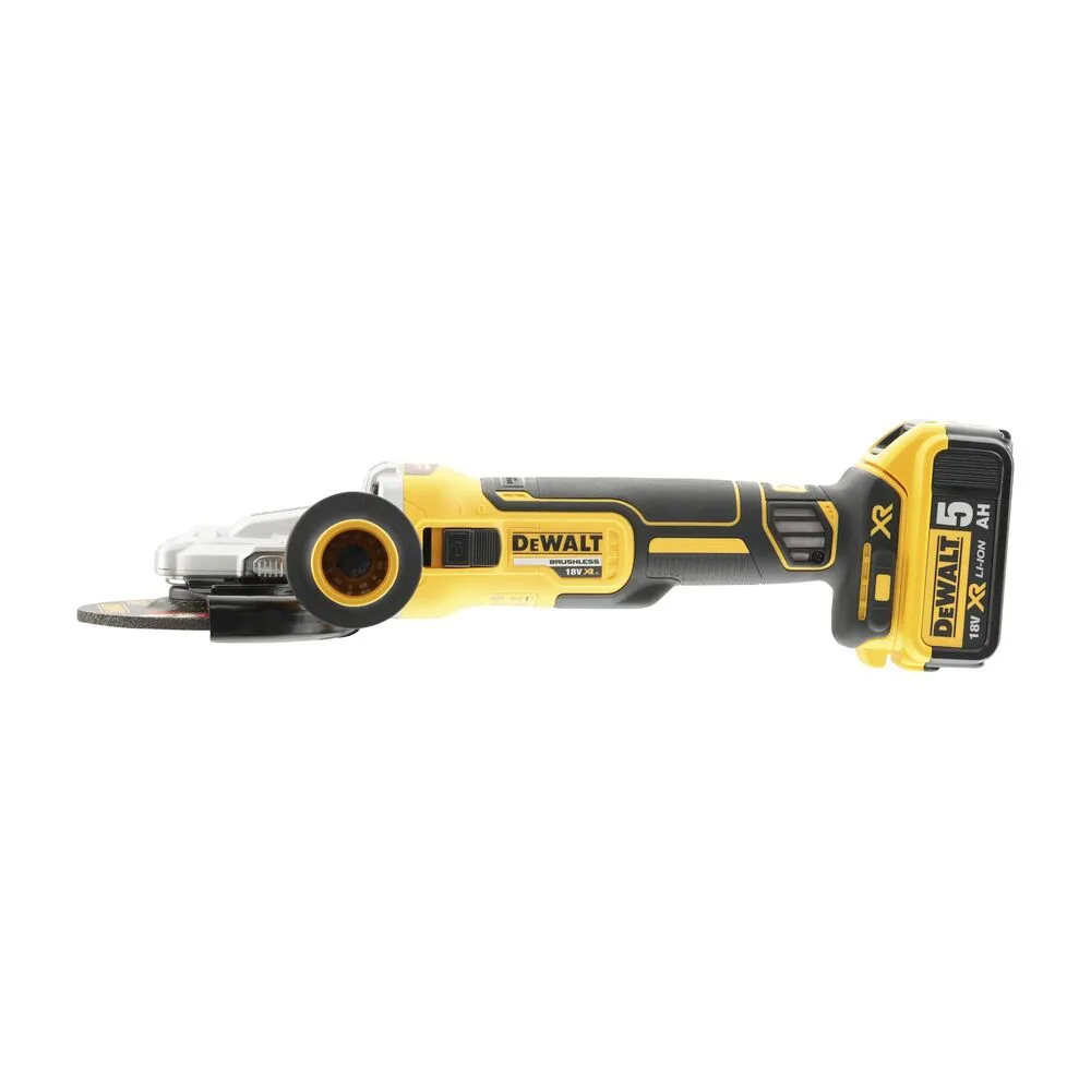 Аккумуляторная угловая шлифовальная машина DeWalt DCG405FN, без аккумулятора и зарядного устройства