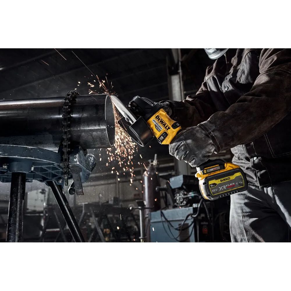 Dewalt аккумуляторная угловая шлифмашина DCG440N без аккумулятора и зарядного устройства