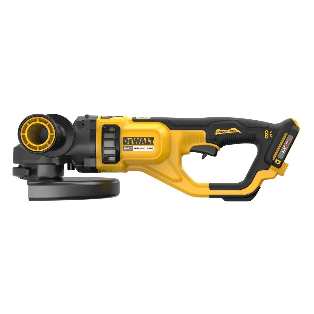 Dewalt аккумуляторная угловая шлифмашина DCG460NK в кейсе, без аккумулятора и зарядного устройства