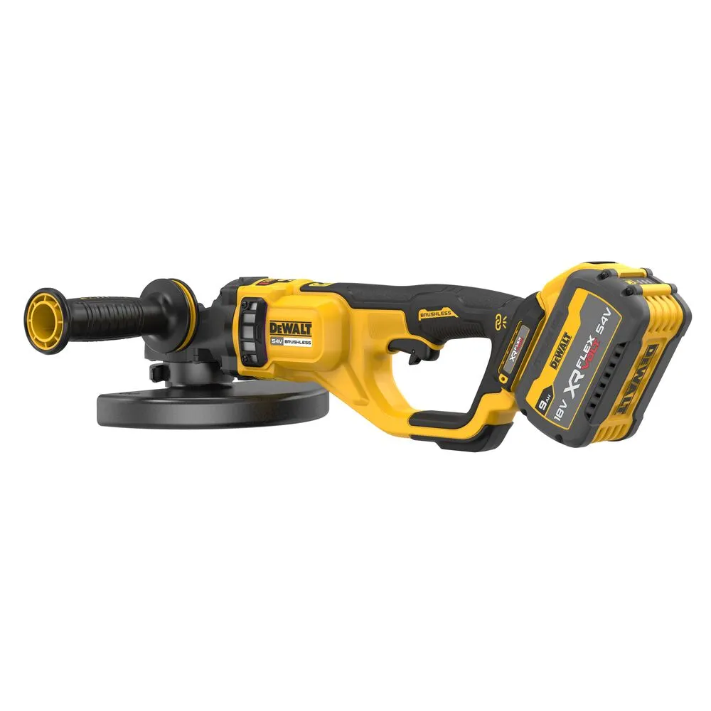 DeWalt akumuliatorinis kampinis šlifuoklis DCG460X2