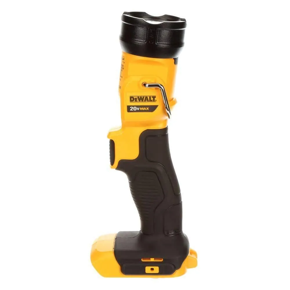 Pildil on näha DeWalt akulamp DCL040-XJ, ilma aku ja laadijata.