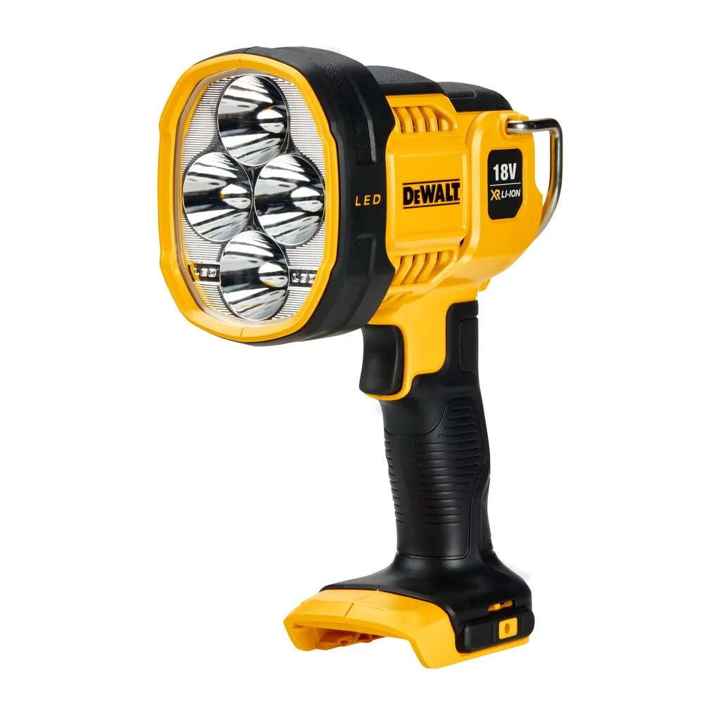 DeWalt LED lampa DCL043 ar grozāmu galvu, bez akumulatora un lādētāja