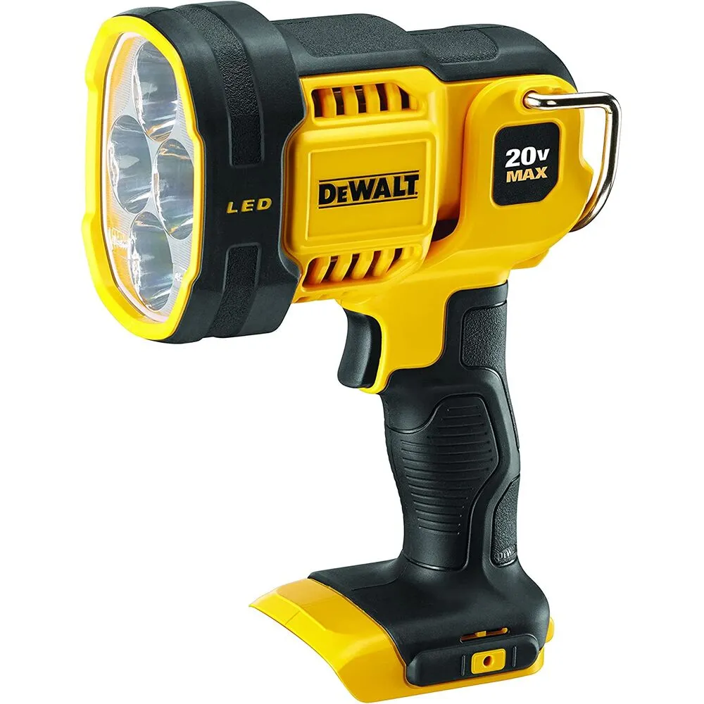 DeWalt LED lampa DCL043 ar grozāmu galvu, bez akumulatora un lādētāja