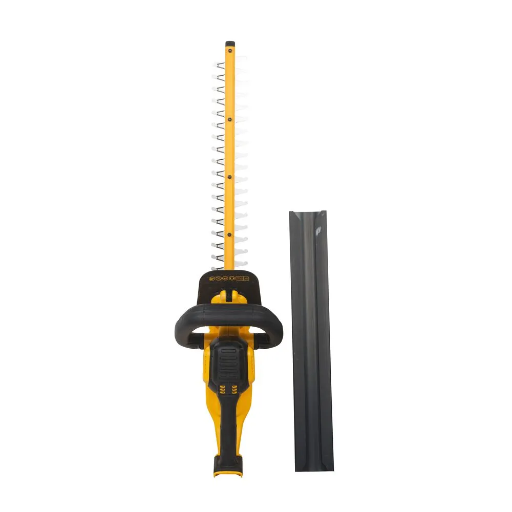 Pildil on DeWalt akuhekipügaja DCM563PB, ilma aku ja laadijata, mis koosneb kollasest ja mustast seadmest ja mustast...