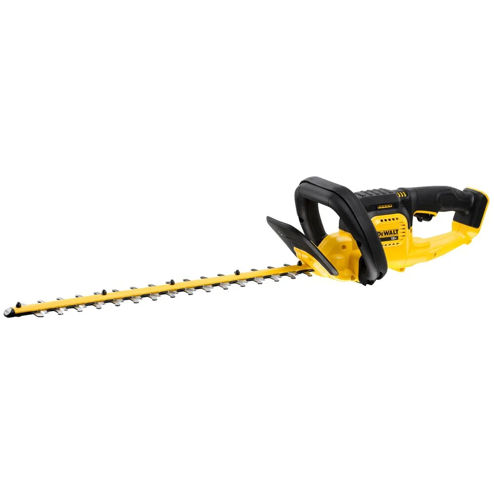 Pildil on DeWalt akuhekipügaja DCMHT563N, millel on kollane korpus ja must käepide.