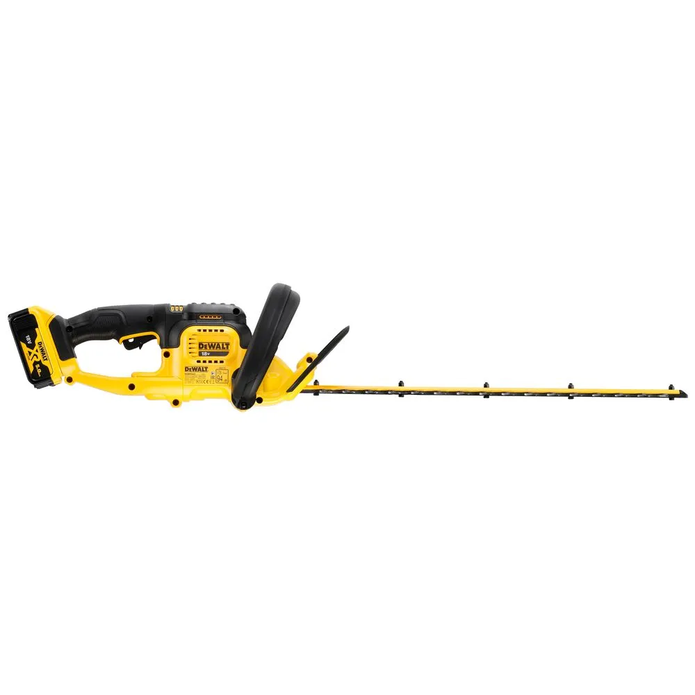 Pildil on DeWalt akuhekipügaja DCMHT563P1, mida näidatakse valgel taustal.
