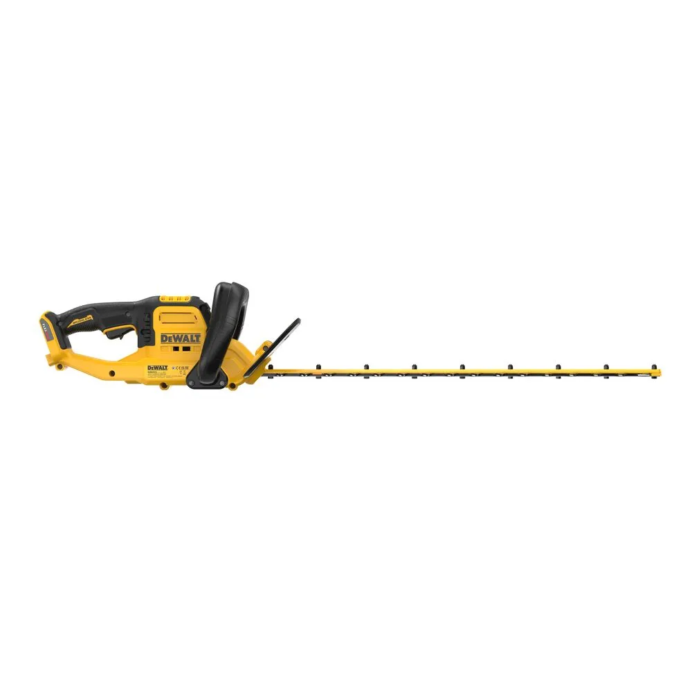 Pildil on näha DeWalt akutoitega hekipügaja DCMHT573N ilma aku ja laadijata.