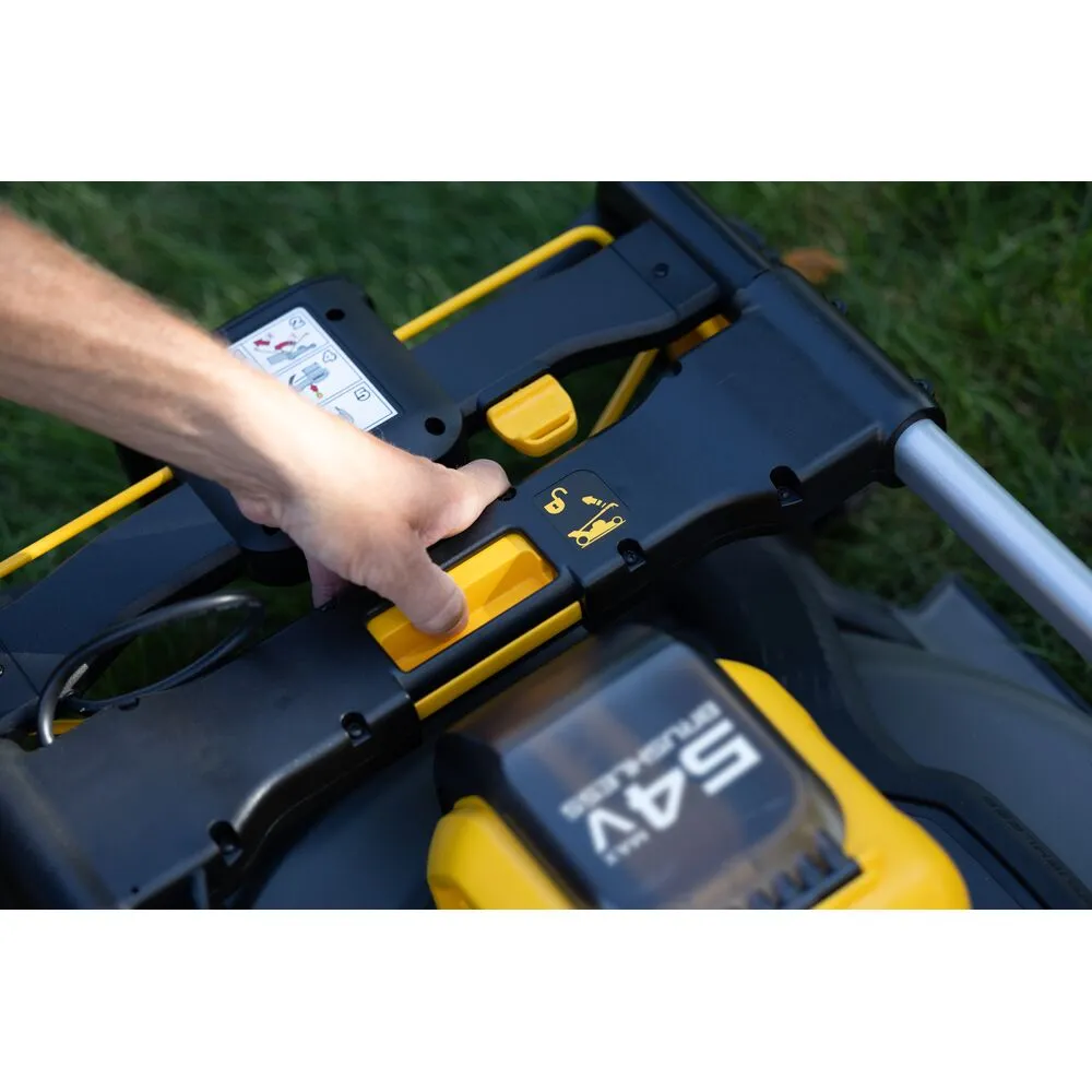 Аккумуляторная газонокосилка DeWalt DCMWP500N, без аккумулятора и зарядного устройства
