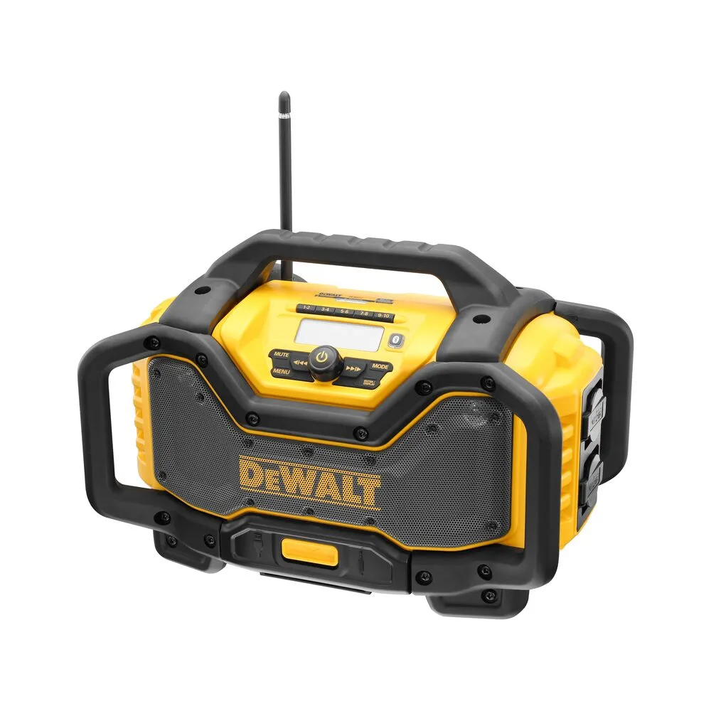 DeWalt radijo imtuvas-akumuliatoriaus įkroviklis DCR027, be akumuliatoriaus ir įkroviklio