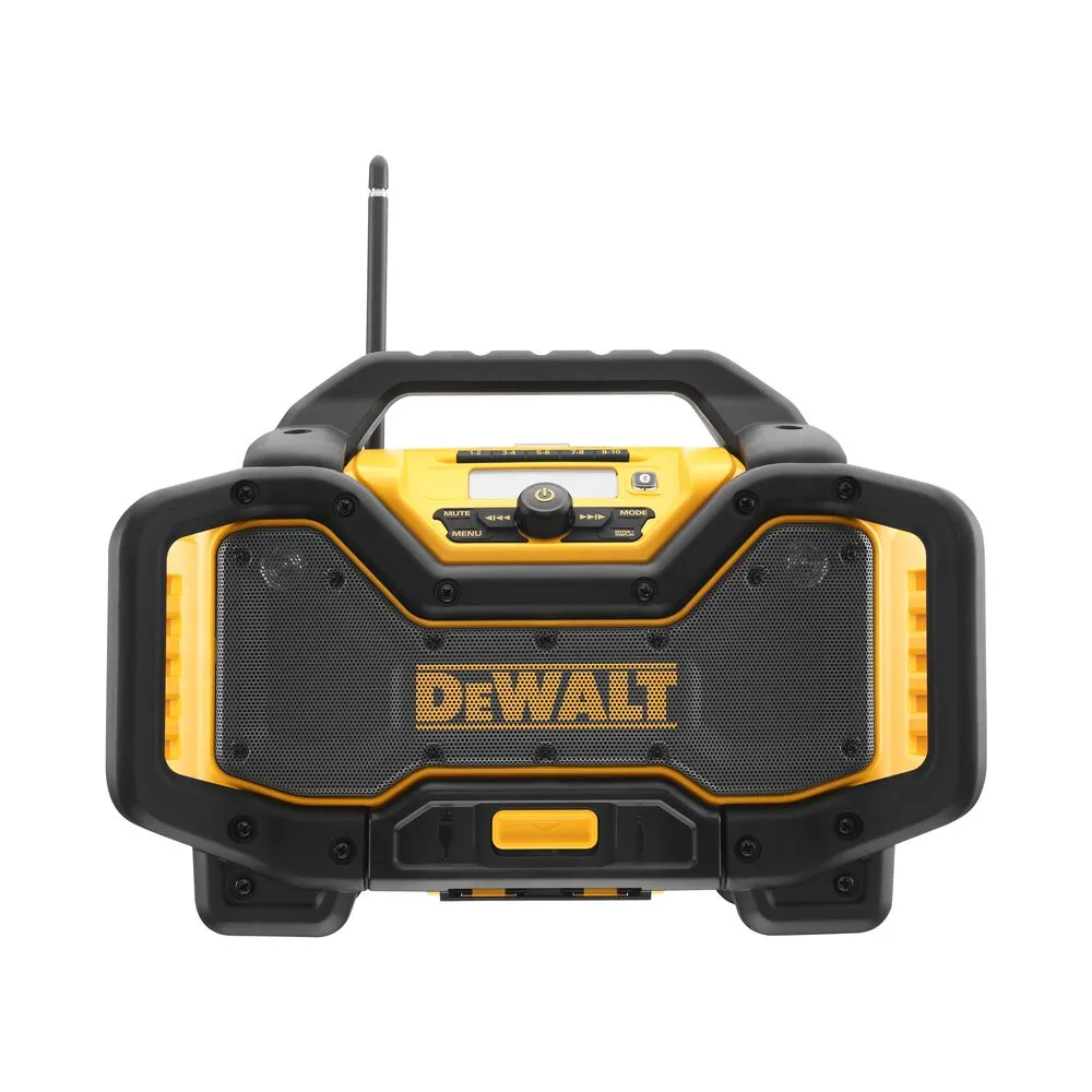 DeWalt radijo imtuvas-akumuliatoriaus įkroviklis DCR027, be akumuliatoriaus ir įkroviklio