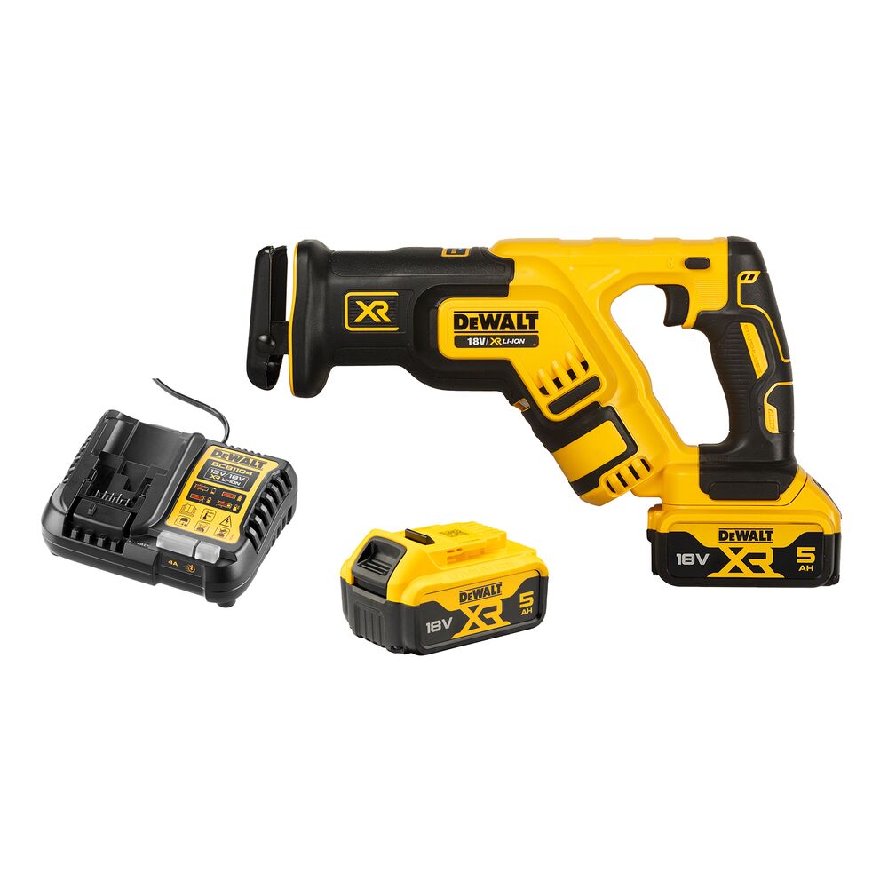 Аккумуляторная сабельная пила DeWalt DCS367P2