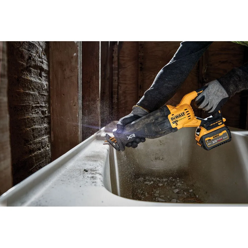 Аккумуляторная сабельная пила DeWalt DCS386NT, без аккумулятора и зарядного устройства