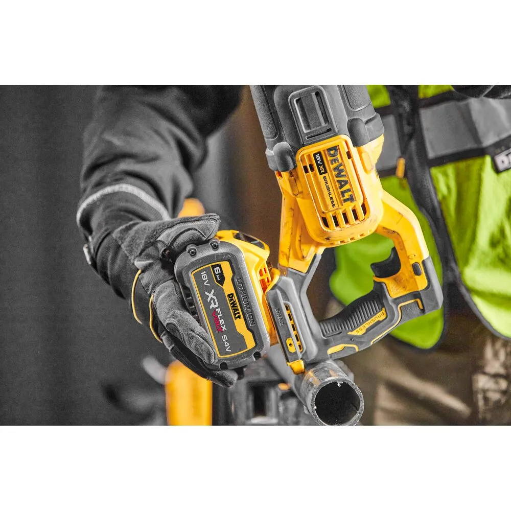 Аккумуляторная сабельная пила DeWalt DCS386NT, без аккумулятора и зарядного устройства