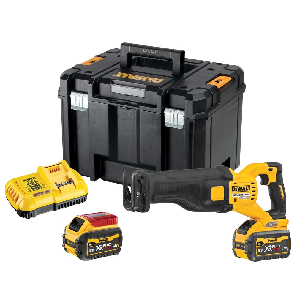 Аккумуляторная сабельная пила DeWalt DCS389X2