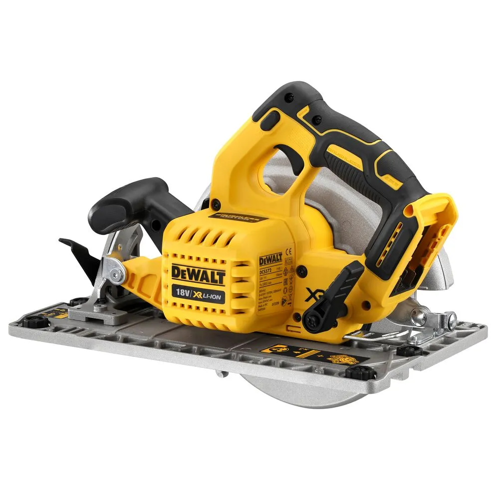 DeWalt akumuliatorinis diskinis pjūklas DCS572N, be akumuliatoriaus ir įkroviklio