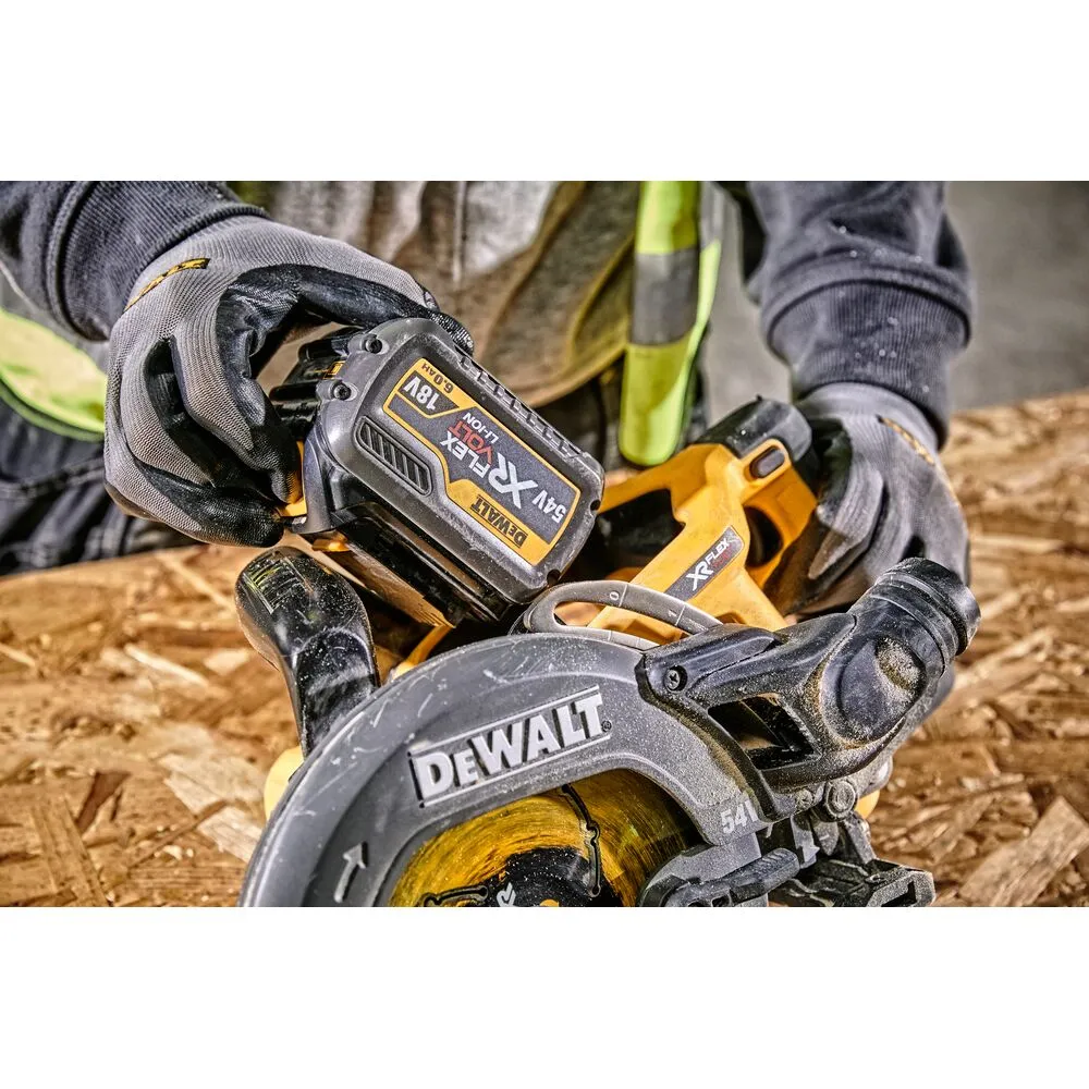 DeWalt akumuliatorinis diskinis pjūklas DCS577N, be akumuliatoriaus ir įkroviklio