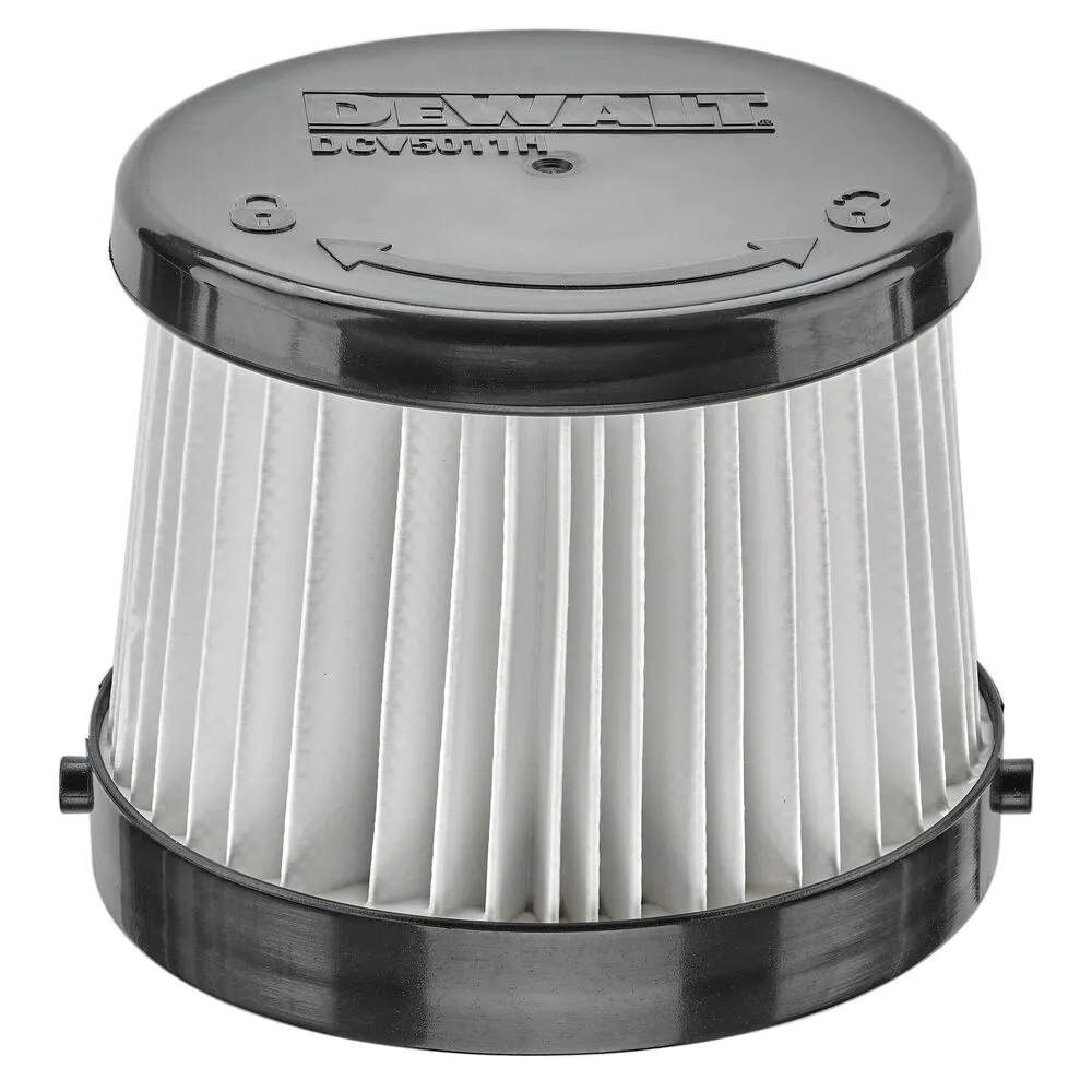 Pildil on näha DeWalt HEPA filter DCV501L akutolmuimejale.