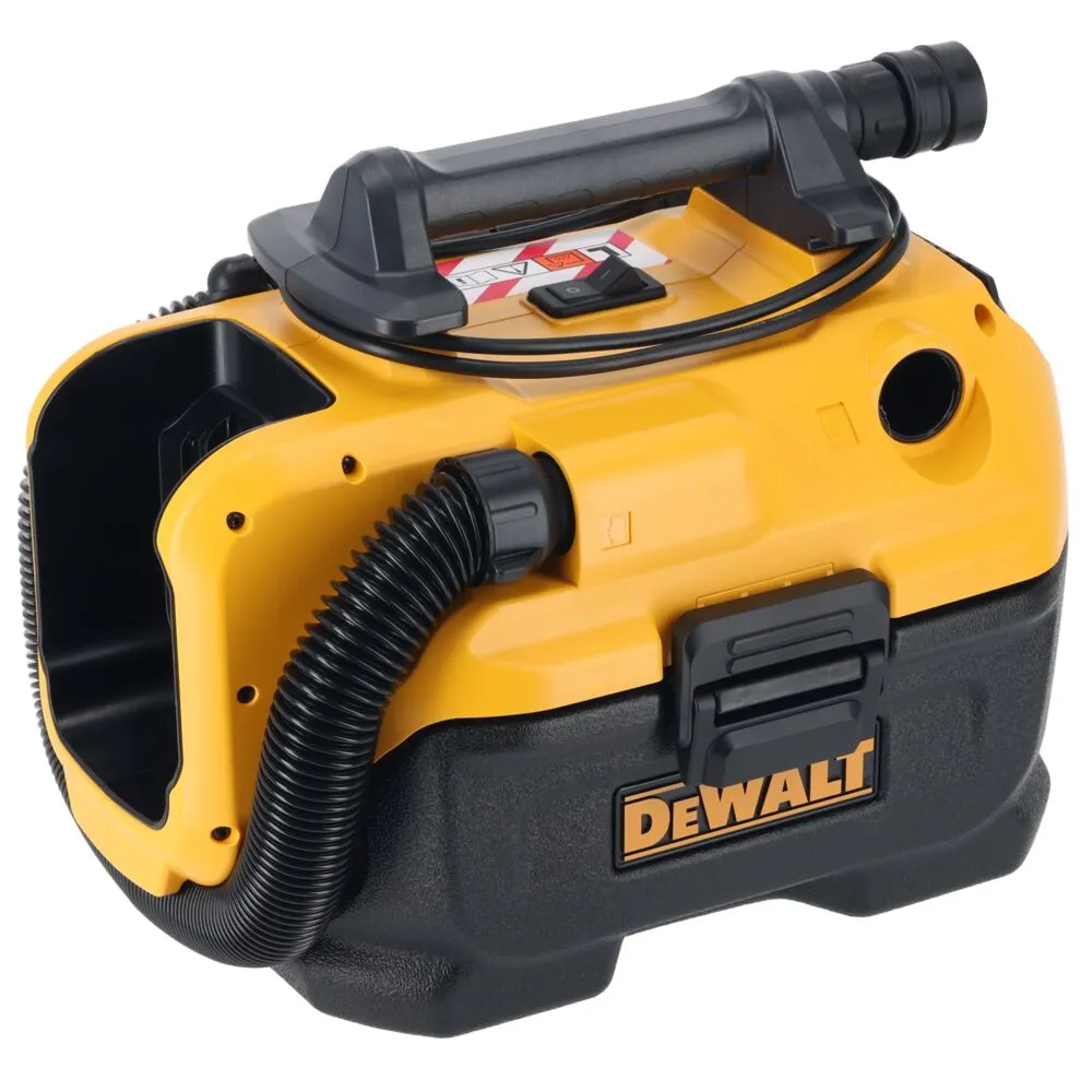 DeWalt akumuliatorinis/tinklinis vandens ir dulkių siurblys DCV584L, be akumuliatoriaus ir įkroviklio