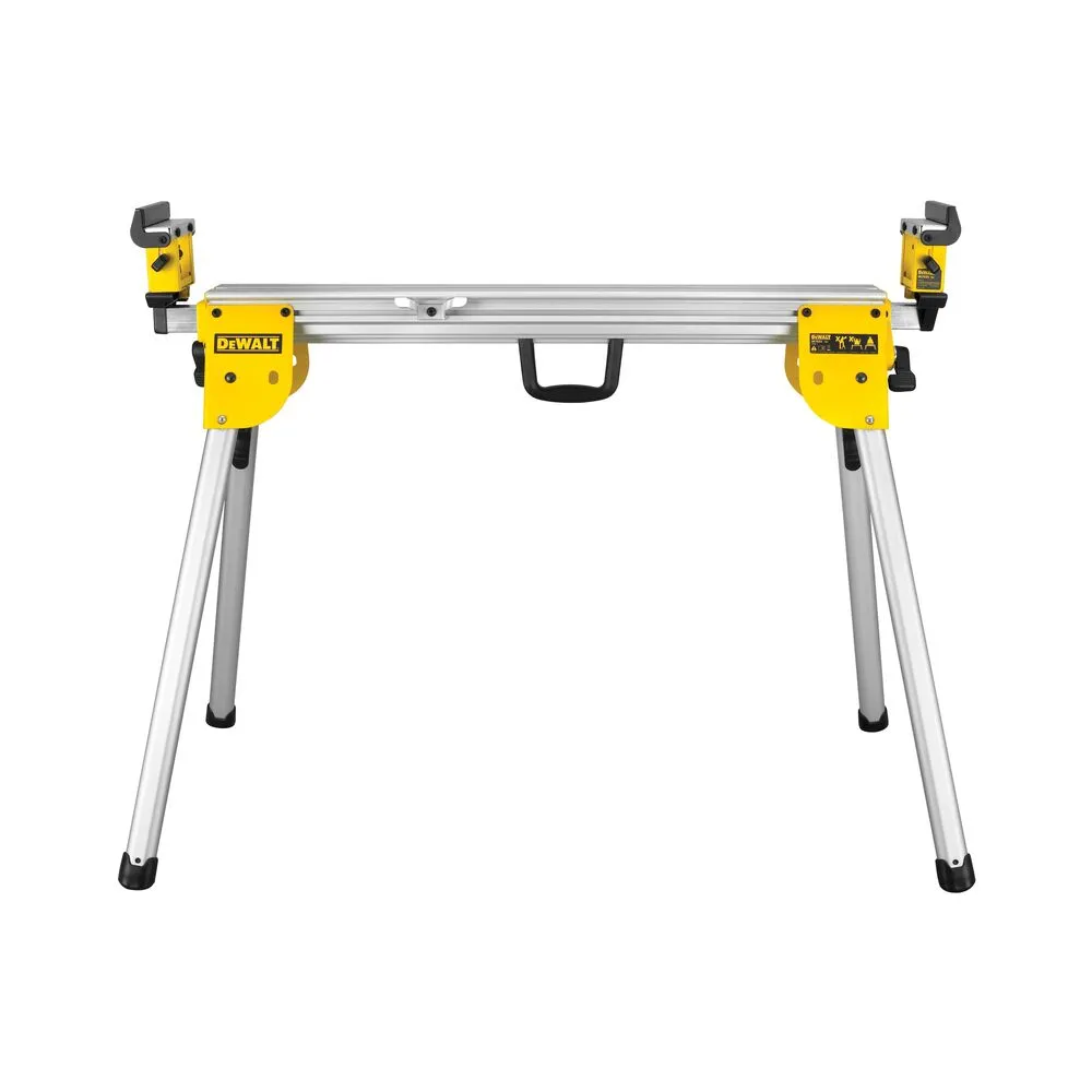 Pildil on näha DeWalt saealus DE7033, millel on tugijalad ja reguleeritavad tugihoidikud.